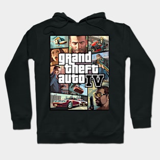 Grand Theft Auto Iv Cover Hoodie